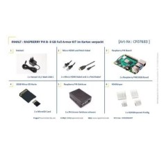 Raspberry Pi 4B ARMOR 8GB KIT - Powerful, Versatile, and Ready for Your Next Project - SI-CLOSEDARMOR8GB